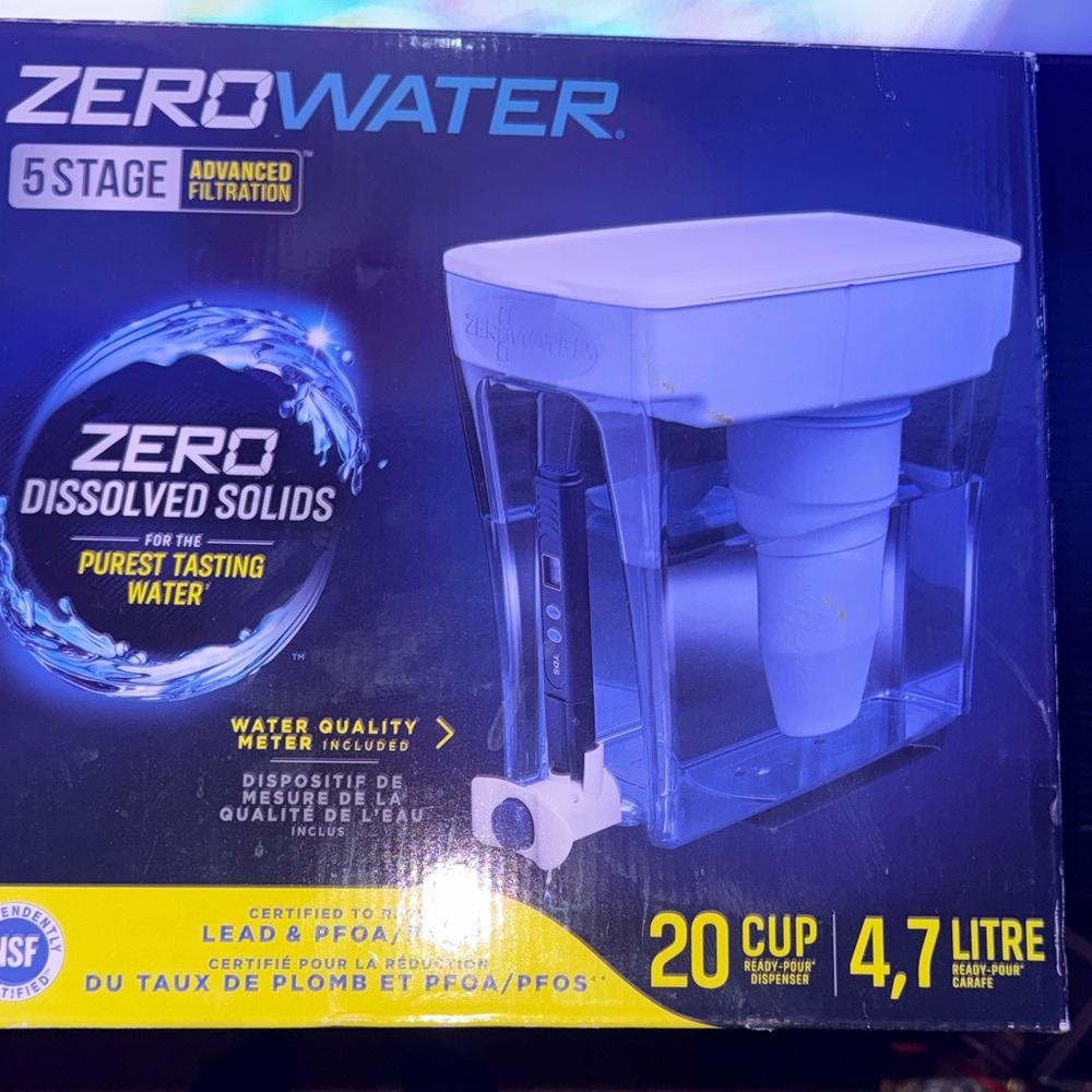 20-Cup Water Filter Pitcher - Blue